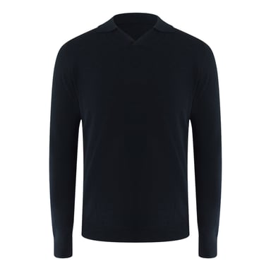 Aquascutum Active Derby Polo Schwarzes Polohemd