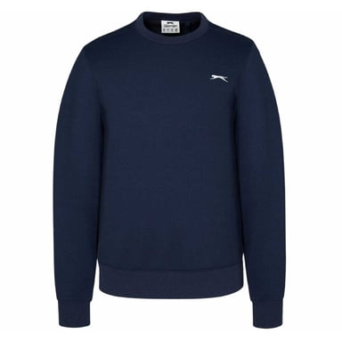 Slazenger - Sweatshirt für Herren, Rundhalsausschnitt, Fleece (Marine)