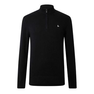 Jack Wills - Pullover für Herren, Weiter Stehkragen (Schwarz)