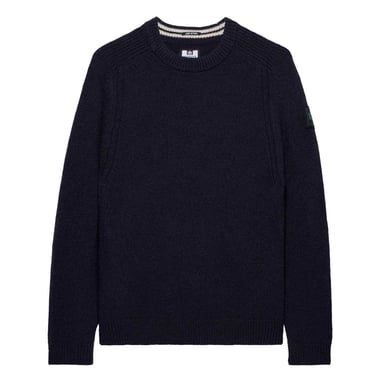 Weekend Offender - "Zagreb" Sweatshirt für Herren, Wollmischung (Marine)