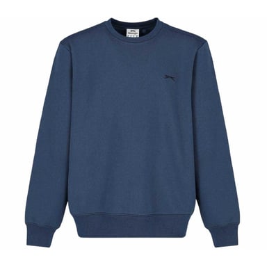 Slazenger - Sweatshirt für Herren, Rundhalsausschnitt, Fleece (Stahlblau)