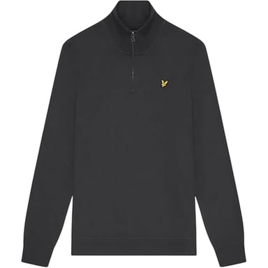 Lyle & Scott - Sweatshirt für Herren, mit kurzem Reißverschluss (Metallisches Blaugrau)