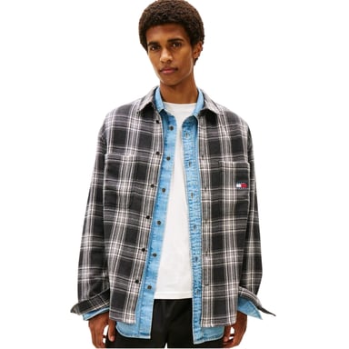 Tommy Jeans - Hemdjacke für Herren (Schwarz)