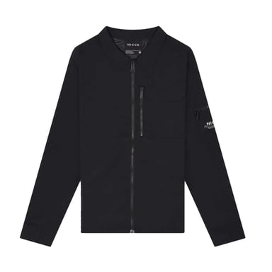 Nicce - "Claytun" Hemdjacke für Herren (Schwarz)