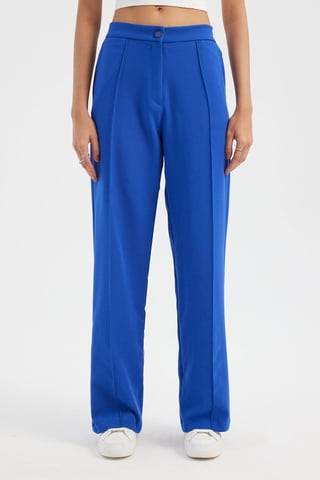 Hochtaillierte Weite Hose