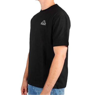 Kappa - T-Shirt für Herren, Baumwolle (Schwarz)