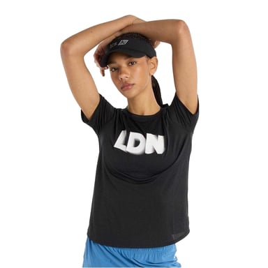 New Balance - T-Shirt für Damen, Atmungsaktiv (Schwarz)