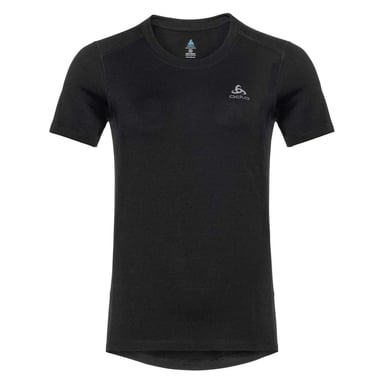 Odlo - T-Shirt für Damen, Rundhalsausschnitt, Merinowolle, Schmal (Schwarz)