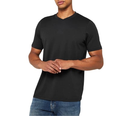 Donnay - T-Shirt für Herren, Baumwollmischung (3er-Pack) (Schwarz)