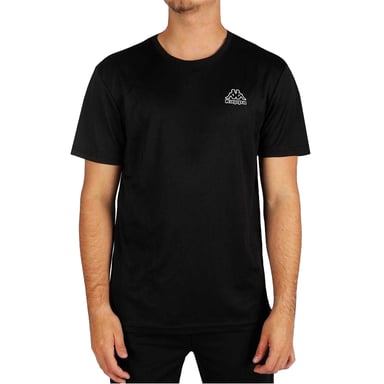Kappa - T-Shirt für Herren, Regulär (Schwarz)