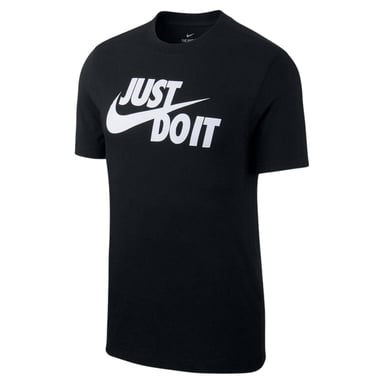 Nike - "Just Do It" T-Shirt für Herren (Schwarz/Weiß)