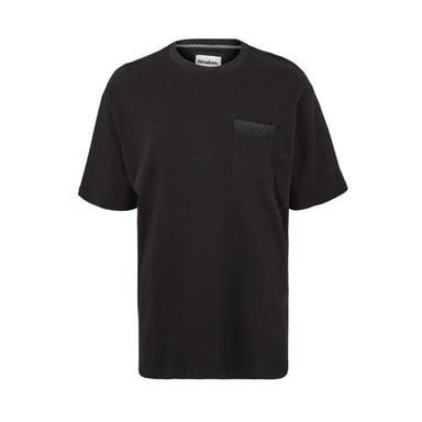 Threadbare - "Dunedin" T-Shirt für Herren, Texturierter Strick, Regulär (Schwarz)