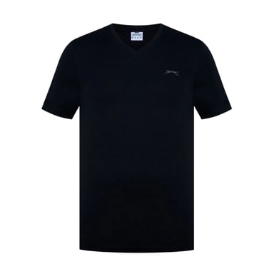 Slazenger - T-Shirt für Herren, Baumwolle (Schwarz)