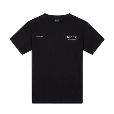 Nicce - T-Shirt für Herren, Rundhalsausschnitt, Übergroß (Schwarz)