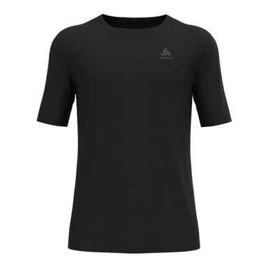 Odlo - T-Shirt für Herren, Rundhalsausschnitt, Merinowolle, Regulär (Schwarz)