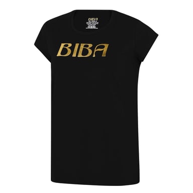 Biba - T-Shirt für Damen, Baumwolle (Schwarz)