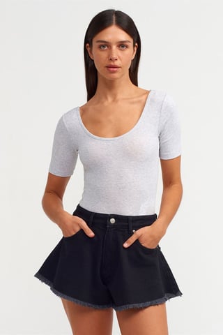 Slim Fit Baumwollmischung Einteiler