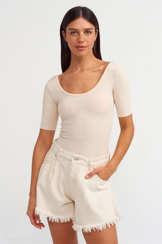 Slim Fit Baumwollmischung Einteiler