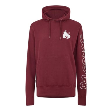 Money - Kapuzenpullover für Herren, mit Kapuze, Polyester-Baumwollmischgewebe (Rot)