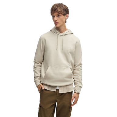 Boss - "Wetalk" Hoodie zum Überziehen für Herren (Hellbeige)