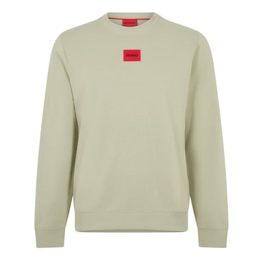 Hugo - "Diragol" Sweatshirt für Herren, Rundhalsausschnitt (Khakigrün)