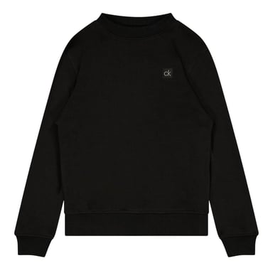 Calvin Klein - Sweatshirt für Kinder, Emblem (Schwarz/Silber)