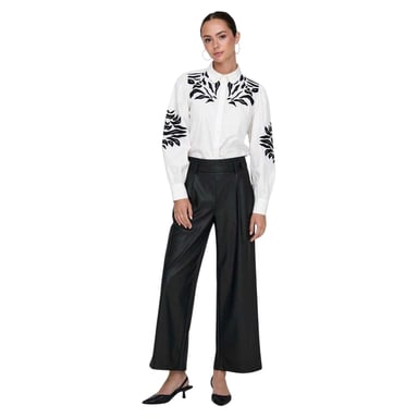 Only - Palazzo-Hosen für Damen (Schwarz)