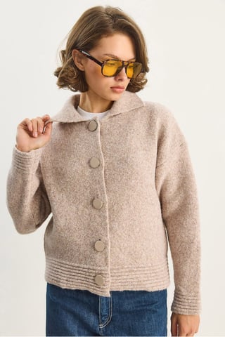 Strickjacke mit Knopfverschluss
