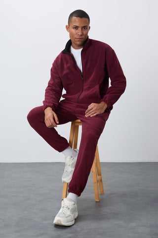 Herren Sweatshirt- und Hosen-Set aus Polyester