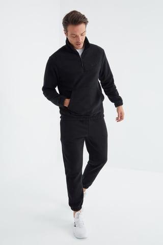 Herren Polyester Sweatshirt und Hose Set