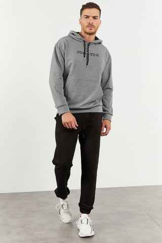 Oversized Kapuzenpullover und Hose Set