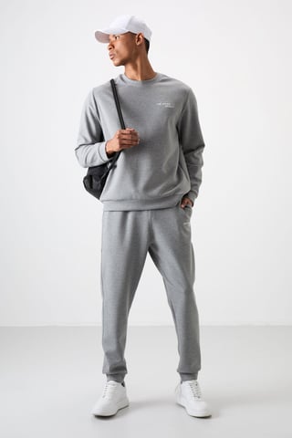 Herren Langarm-Sweatshirt und Hose Set