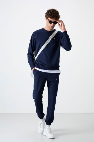 Herren Oversized Sweatshirt- und Hosen-Set