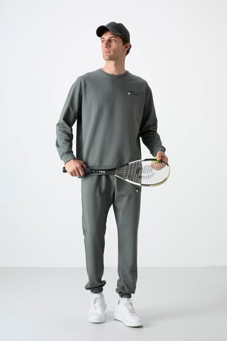 Herren Oversized Sweatshirt- und Hosen-Set