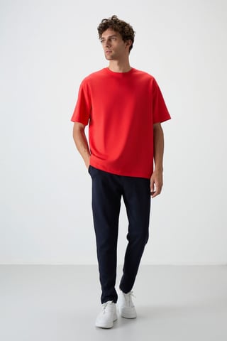 Herren Oversized T-Shirt und Hosen Set