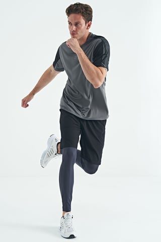 Herren Skinny Hochbundige Strick Active Pants
