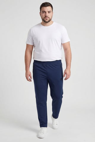 Tommy Life Jogginghose mit geradem Bein, Herren - Marineblau
