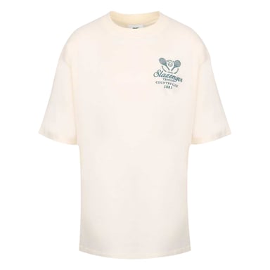 Slazenger - T-Shirt für Damen, Tennis, Übergroß (Weiß)