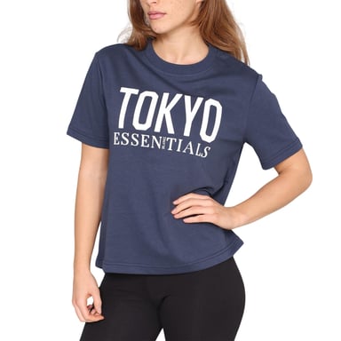 Blank Essentials - "Tokyo" T-Shirt für Damen (Marine)