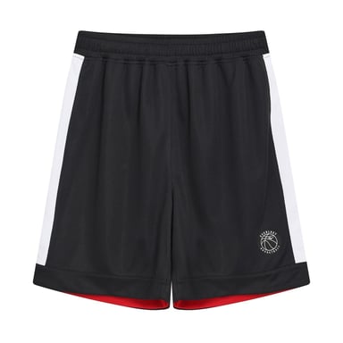 Everlast - Basketball-Shorts für Kinder (Schwarz/Rot)