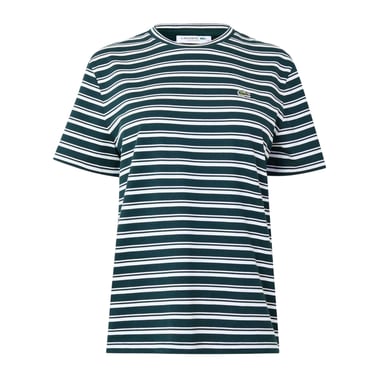 Lacoste - T-Shirt für Damen, Kastig (Grün)