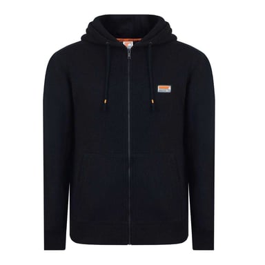 SoulCal - "Signature" Hoodie mit durchgehendem Reißverschluss für Herren, Baumwolle (Schwarz)