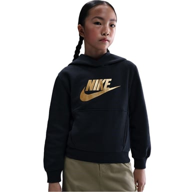 Nike - Hoodie zum Überziehen für Kinder (Schwarz/Gold)