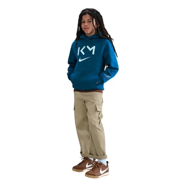 Nike - "Kylian Mbappe" Kapuzenpullover für Kinder (Abgrund Blau)