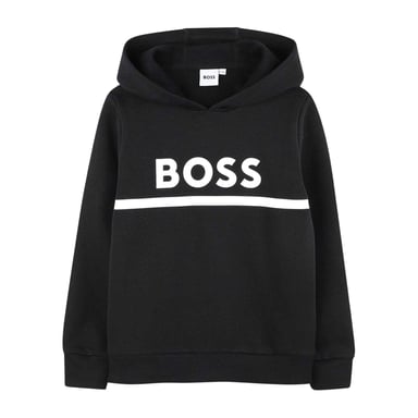Boss - Kapuzenpullover für Kinder (Schwarz)
