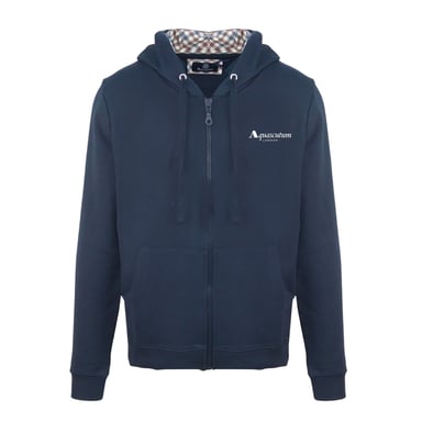 Aquascutum - Kapuzenpullover für Herren, Leger (Marine)