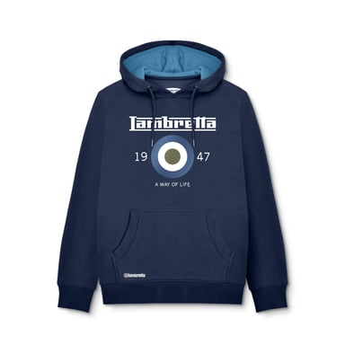 Lambretta - Kapuzenpullover für Herren/Damen Unisex (Marine)