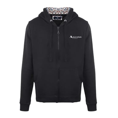 Aquascutum - Kapuzenpullover für Herren, Leger (Schwarz)