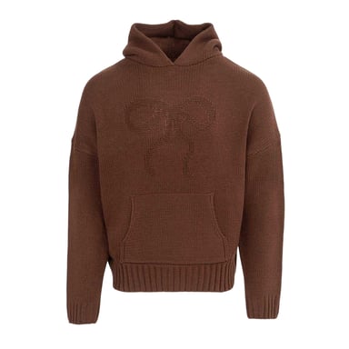 Miso - Sweatshirt für Damen, Schleifendetail, leger (Braun)