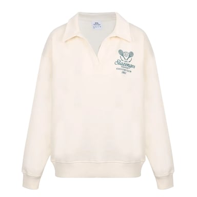 Slazenger - "Country Club" Sweatshirt für Damen, Tennis, leger (Weiß)